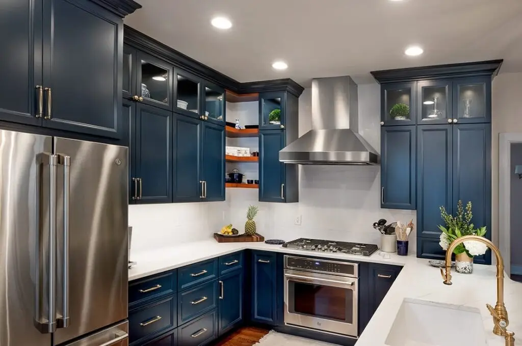 Bold Color Kitchen Cabinets