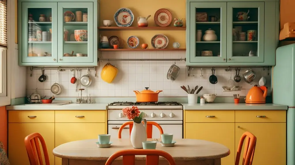 Mixed Color Kitchen Cabinets